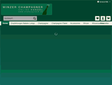 Tablet Screenshot of champagne24.de